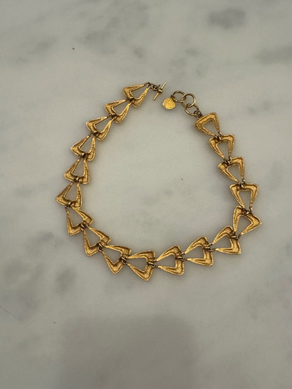 Ann Klein Ladies Gold Tone Neclace